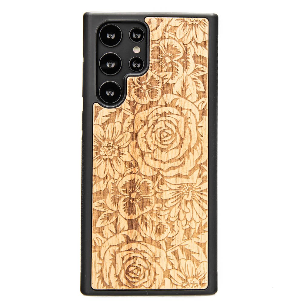 Drewniane Etui na Samsung Galaxy S22 Ultra RÓŻE ANIEGRE (1)