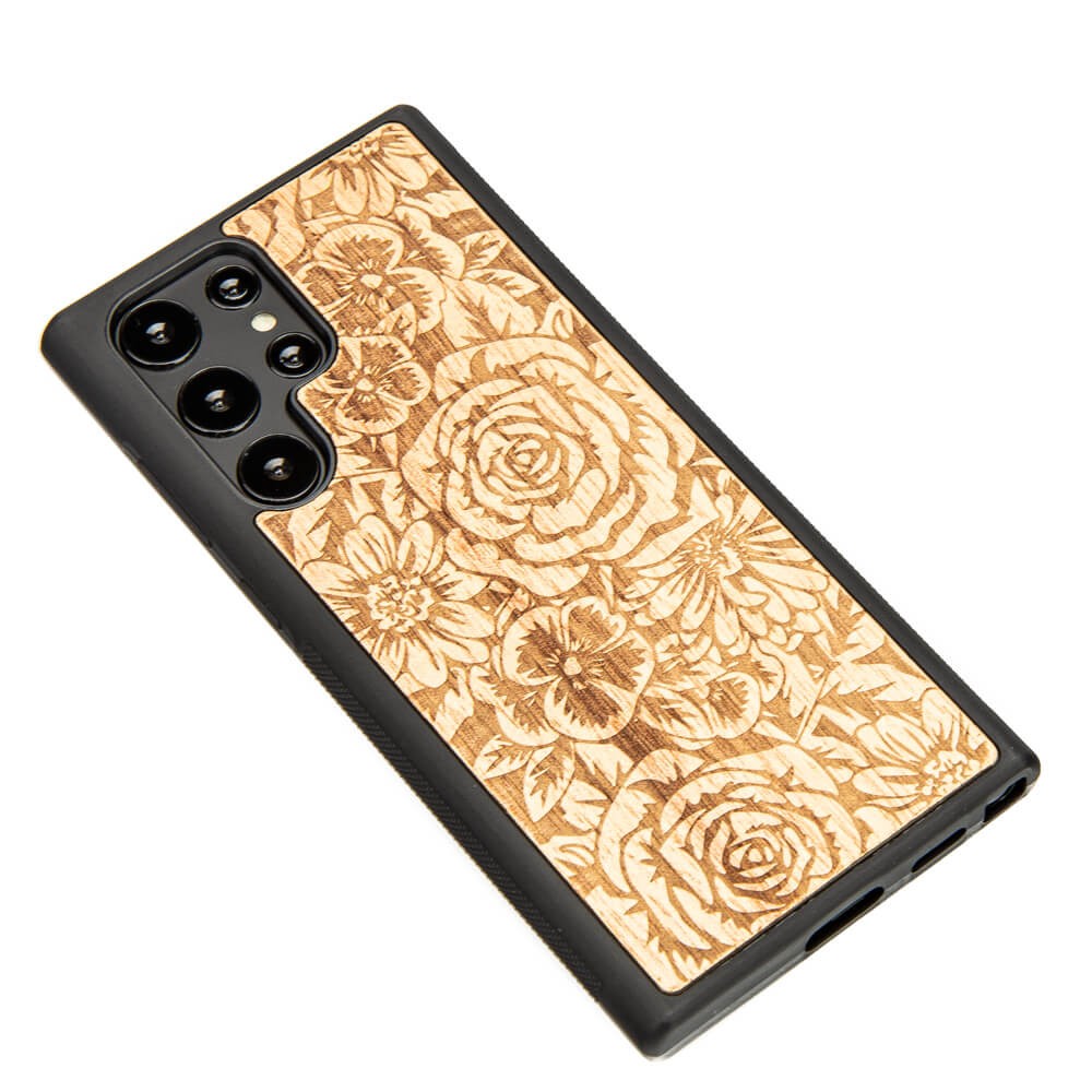 Drewniane Etui na Samsung Galaxy S22 Ultra RÓŻE ANIEGRE (2)