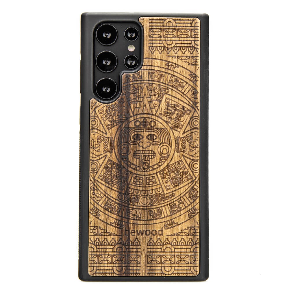 Drewniane Etui na Samsung Galaxy S22 Ultra KALENDARZ AZTECKI LIMBA (1)