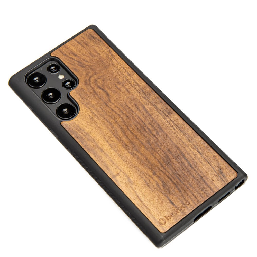 Drewniane Etui na Samsung Galaxy S22 Ultra IMBUIA (2)