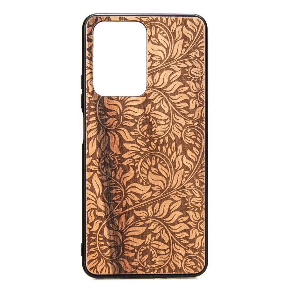 Drewniane Etui Xiaomi 11T / 11T Pro LIŚCIE JABŁOŃ (1)