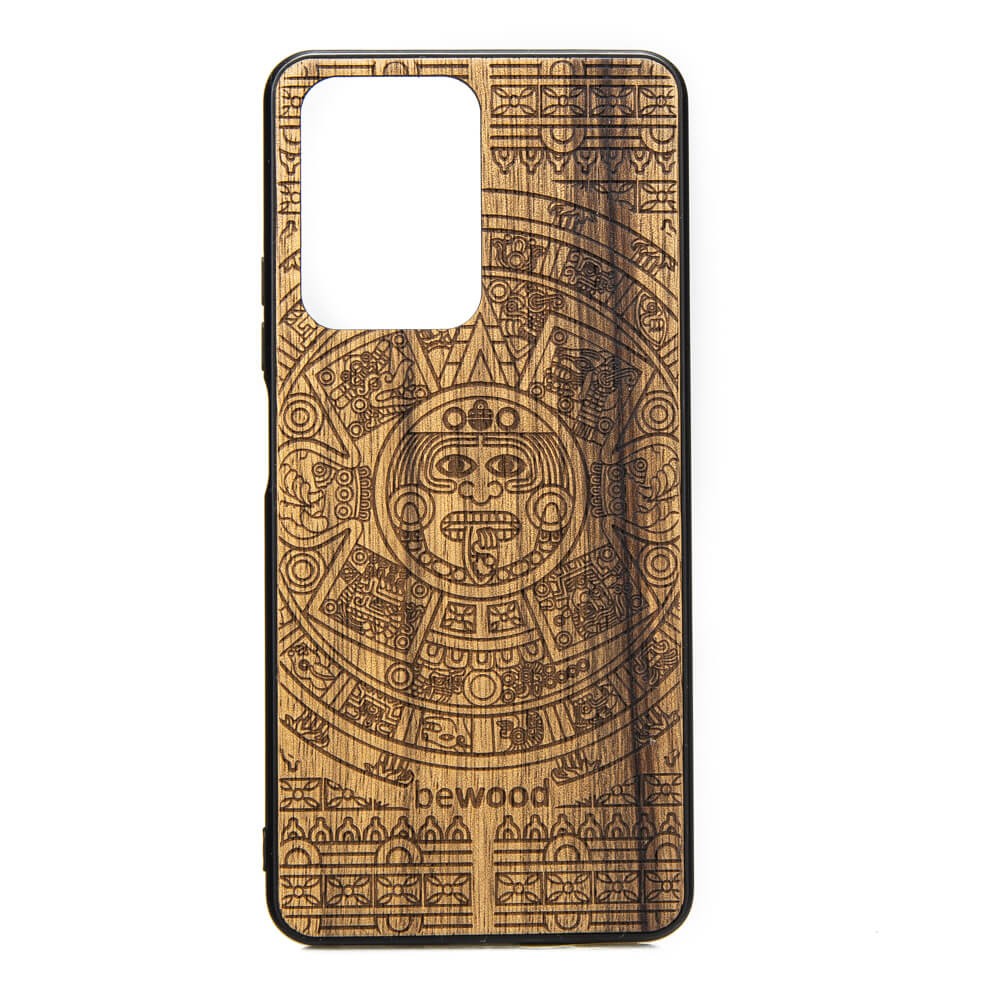 Xiaomi 11T / 11T Pro Aztec Calendar Frake Wood Case (1)