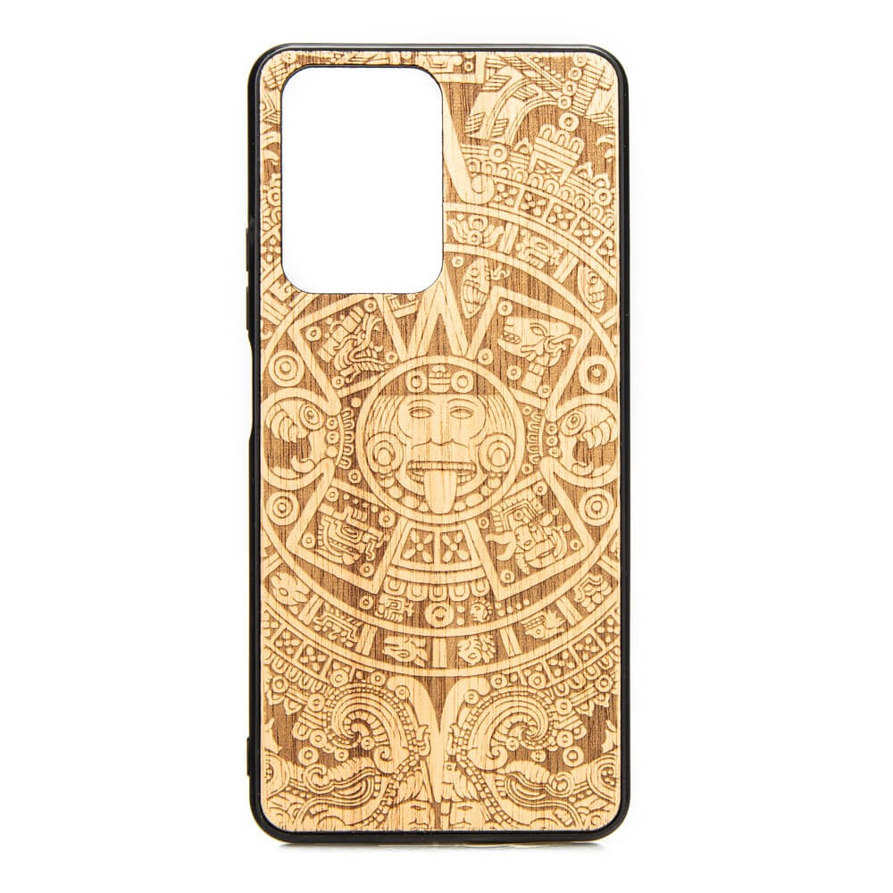 Drewniane Etui Xiaomi 11T / 11T Pro KALENDARZ AZTECKI ANIEGRE (1)