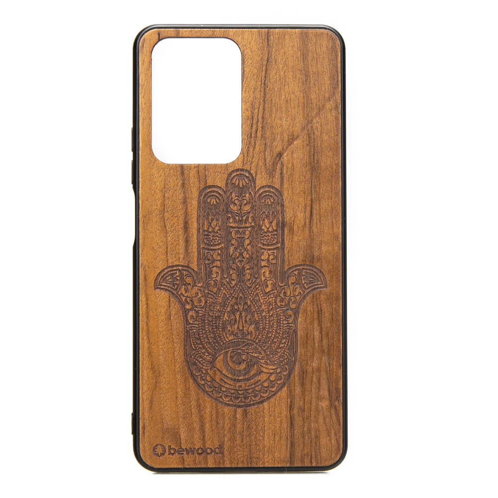 Drewniane Etui Xiaomi 11T / 11T Pro HAMSA IMBUIA (1)