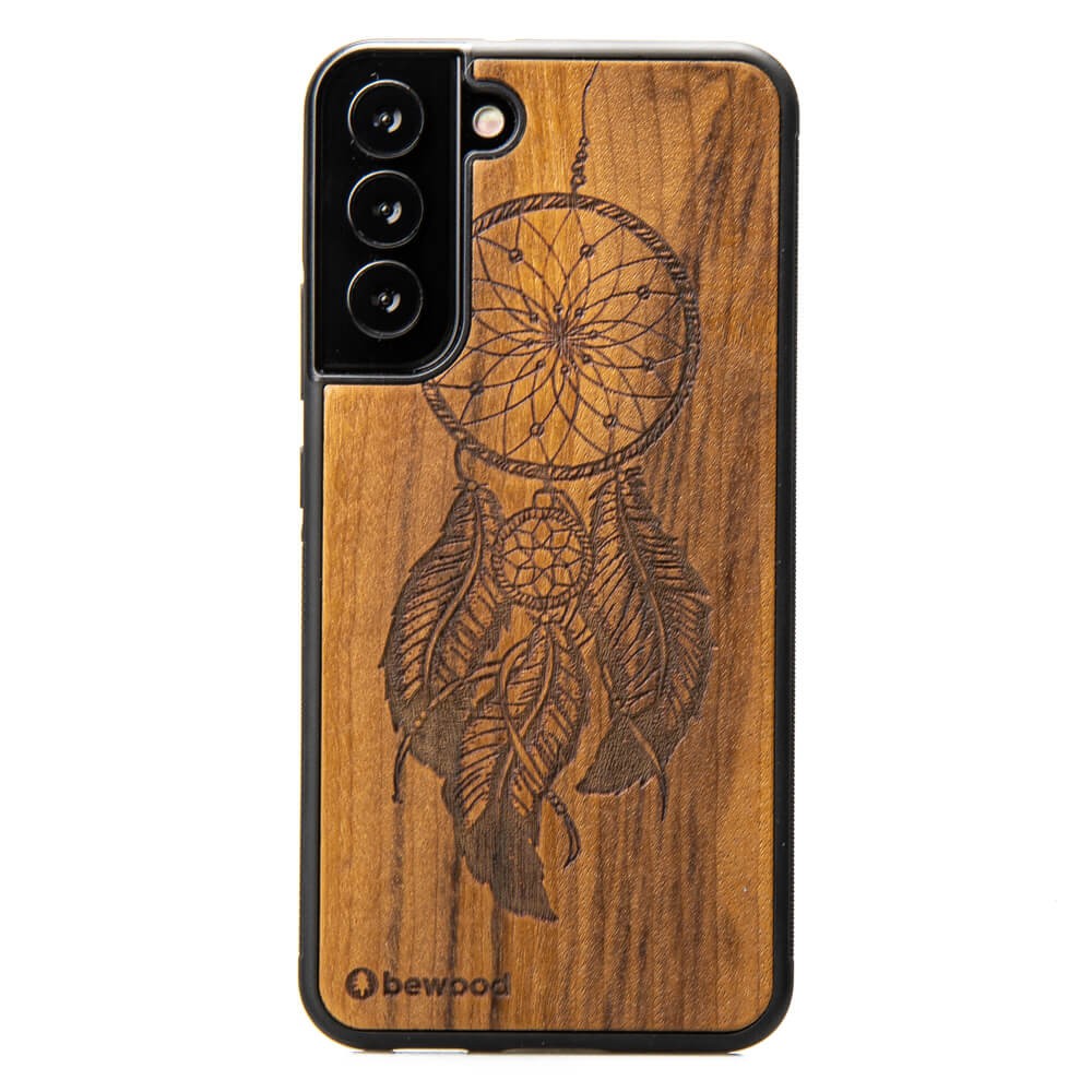 Drewniane Etui na Samsung Galaxy S22 Plus ŁAPACZ SNÓW IMBUIA (1)