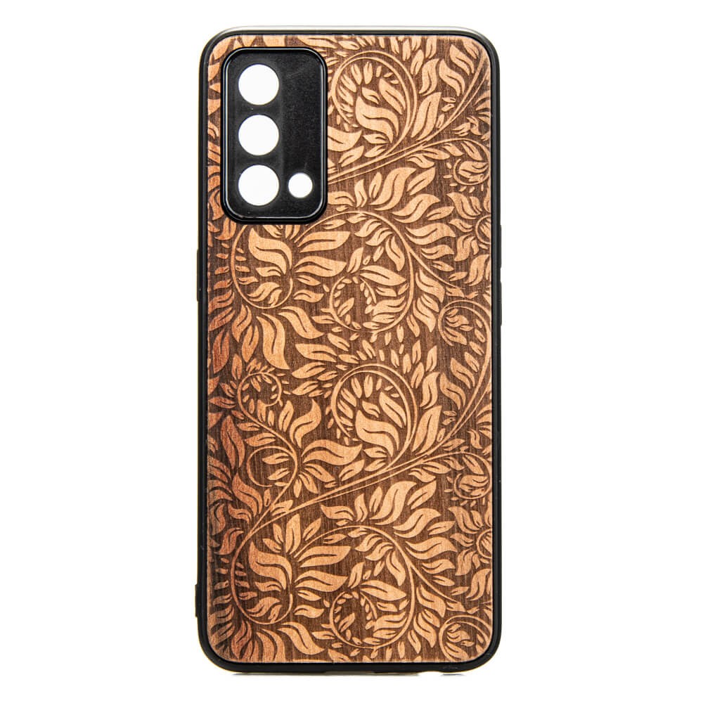 Drewniane Etui Realme GT Master Edition LIŚCIE JABŁOŃ (1)