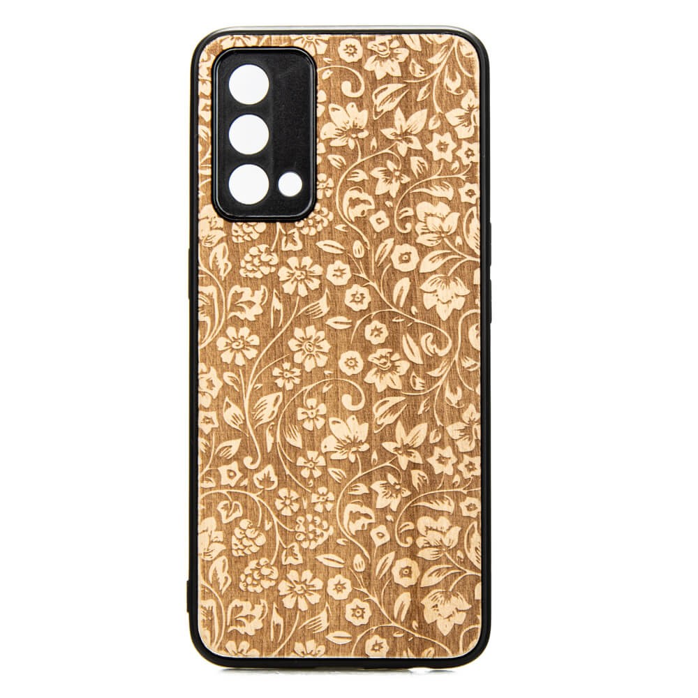 Drewniane Etui Realme GT Master Edition KWIATY POLNE ANIEGRE (1)