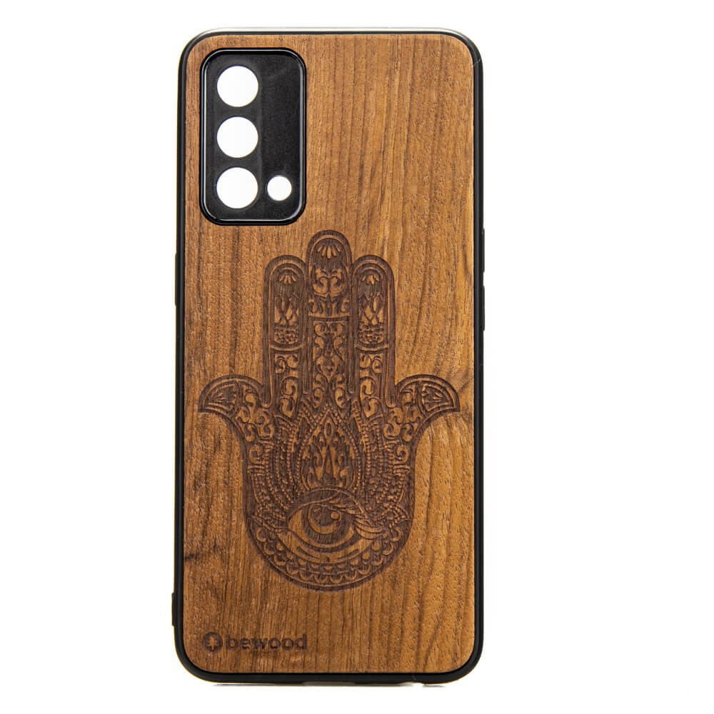 Drewniane Etui Realme GT Master Edition HAMSA IMBUIA (1)
