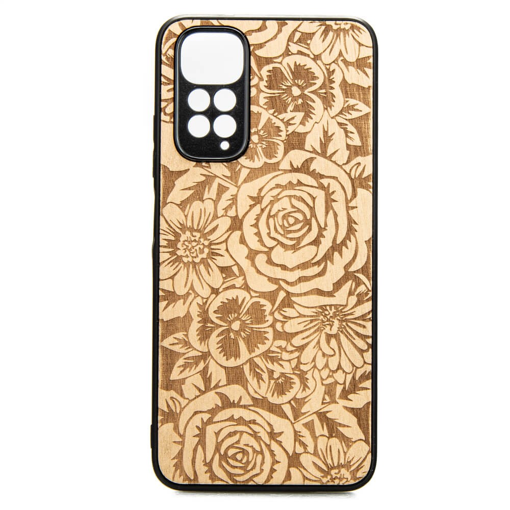 Drewniane Etui Xiaomi Redmi Note 11 / 11S RÓŻE ANIEGRE (1)