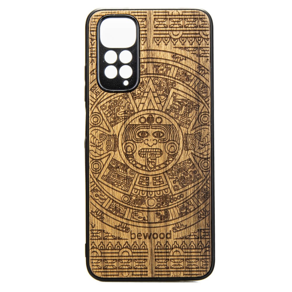 Drewniane Etui Xiaomi Redmi Note 11 / 11S KALENDARZ AZTECKI LIMBA (1)