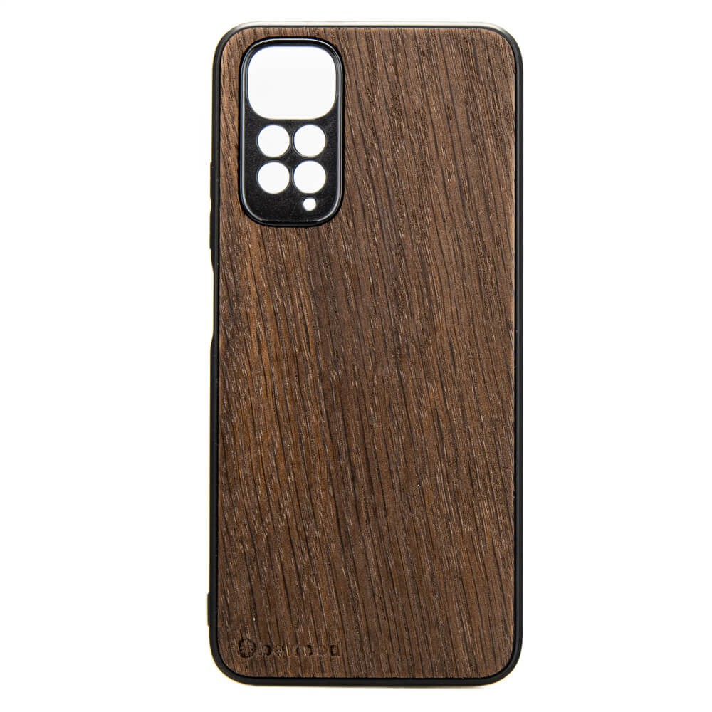 Drewniane Etui Xiaomi Redmi Note 11 / 11S DĄB WĘDZONY (1)