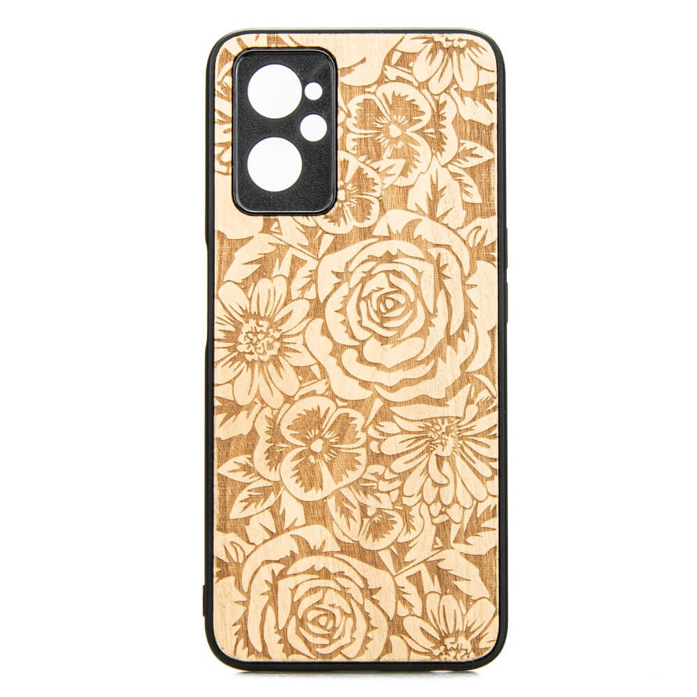 Drewniane Etui Realme 9i RÓŻE ANIEGRE (1)