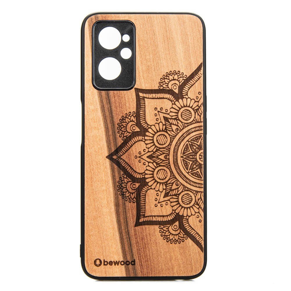 Drewniane Etui Realme 9i MANDALA JABŁOŃ (1)
