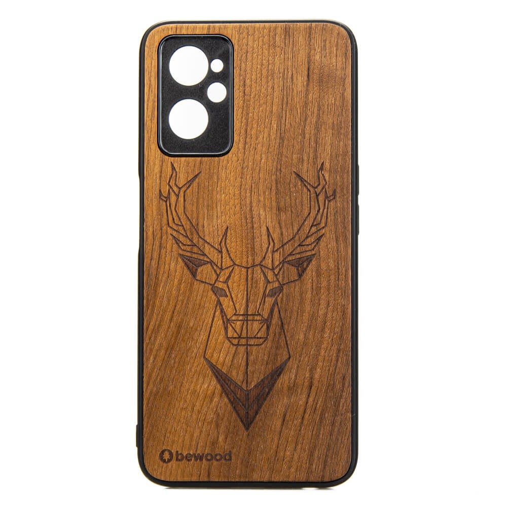Drewniane Etui Realme 9i JELEŃ IMBUIA (1)