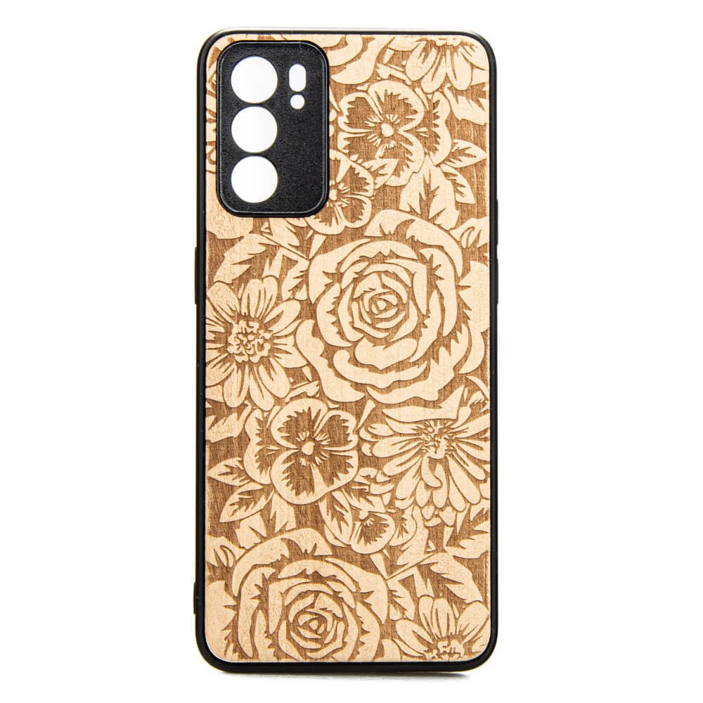 Oppo Reno 6 5G Roses Anigre Wood Case (1)