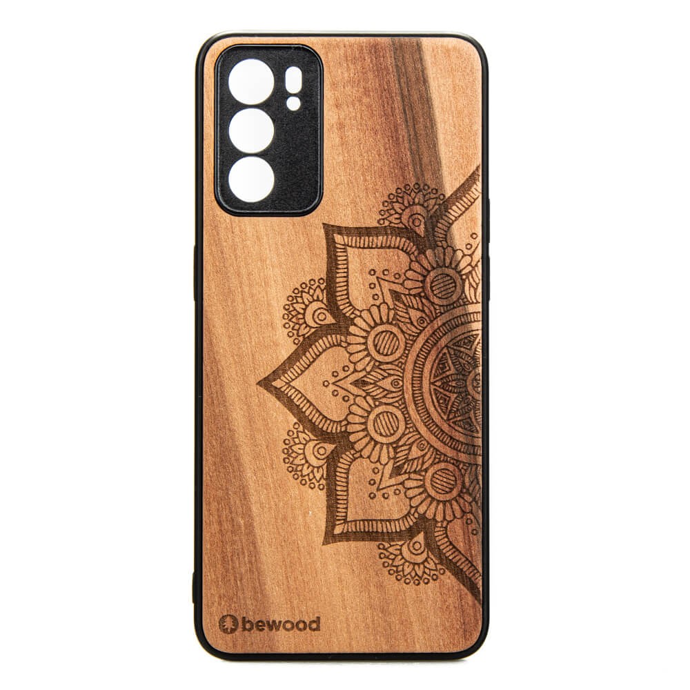 Oppo Reno 6 5G Mandala Apple Tree Wood Case (1)
