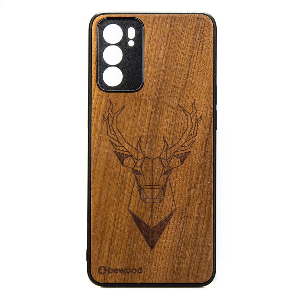 Oppo Reno 6 5G Deer Imbuia Wood Case (1)