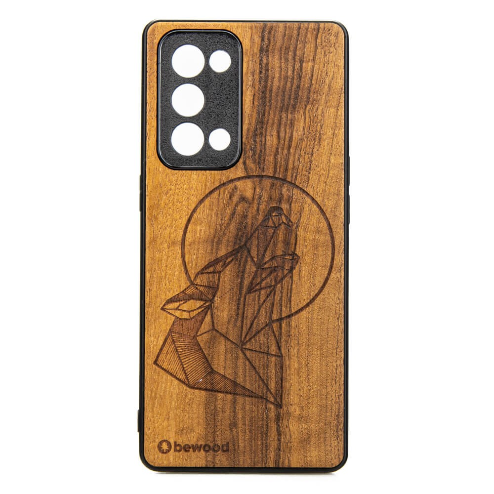 Drewniane Etui Oppo Reno 6 Pro WILK IMBUIA (1)
