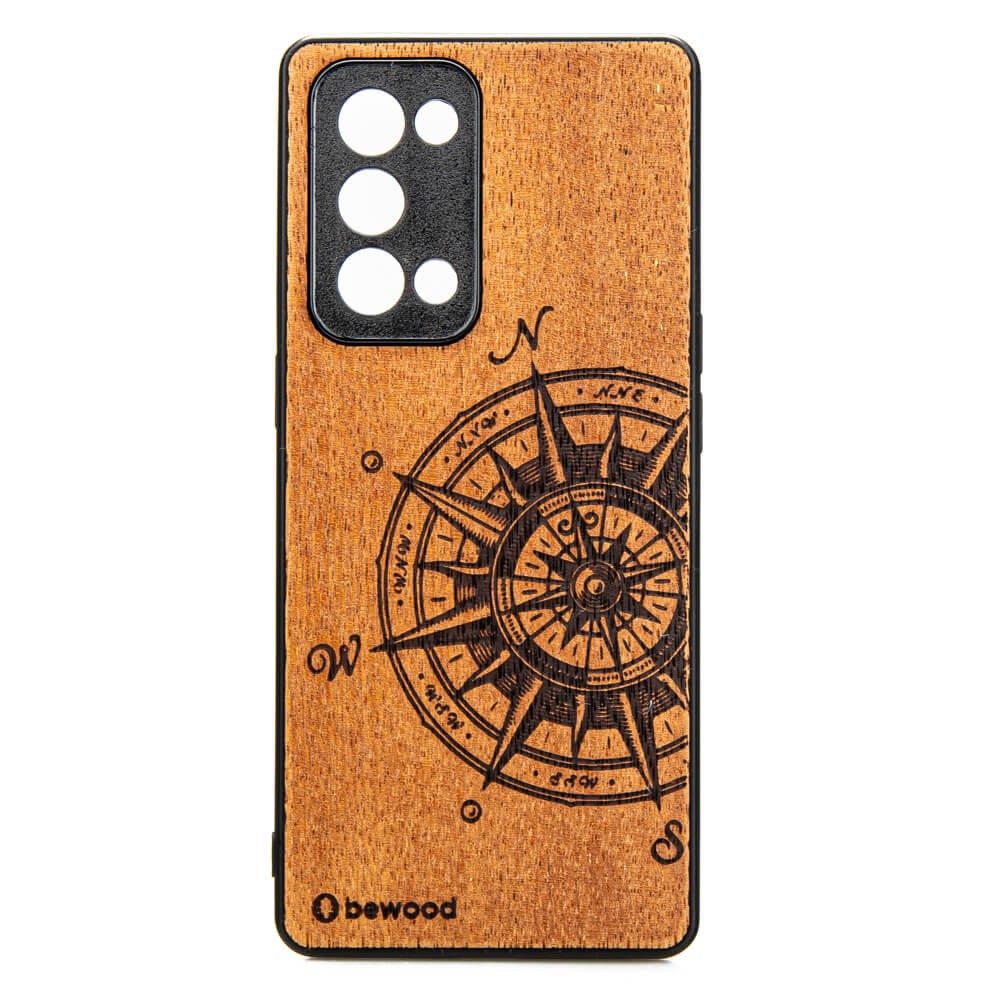 Drewniane Etui Oppo Reno 6 Pro TRAVELER MERBAU (1)