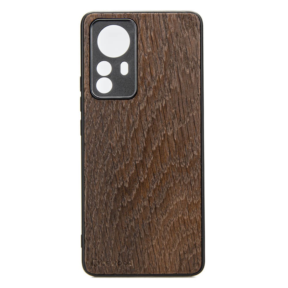 Drewniane Etui Xiaomi 12 Pro DĄB WĘDZONY (1)