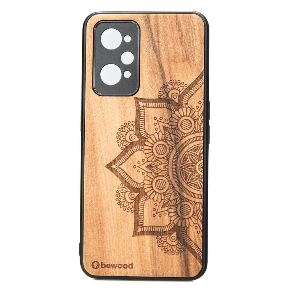 Drewniane Etui Realme GT 2 / GT Neo 2 / GT Neo 3T MANDALA JABŁOŃ (1)