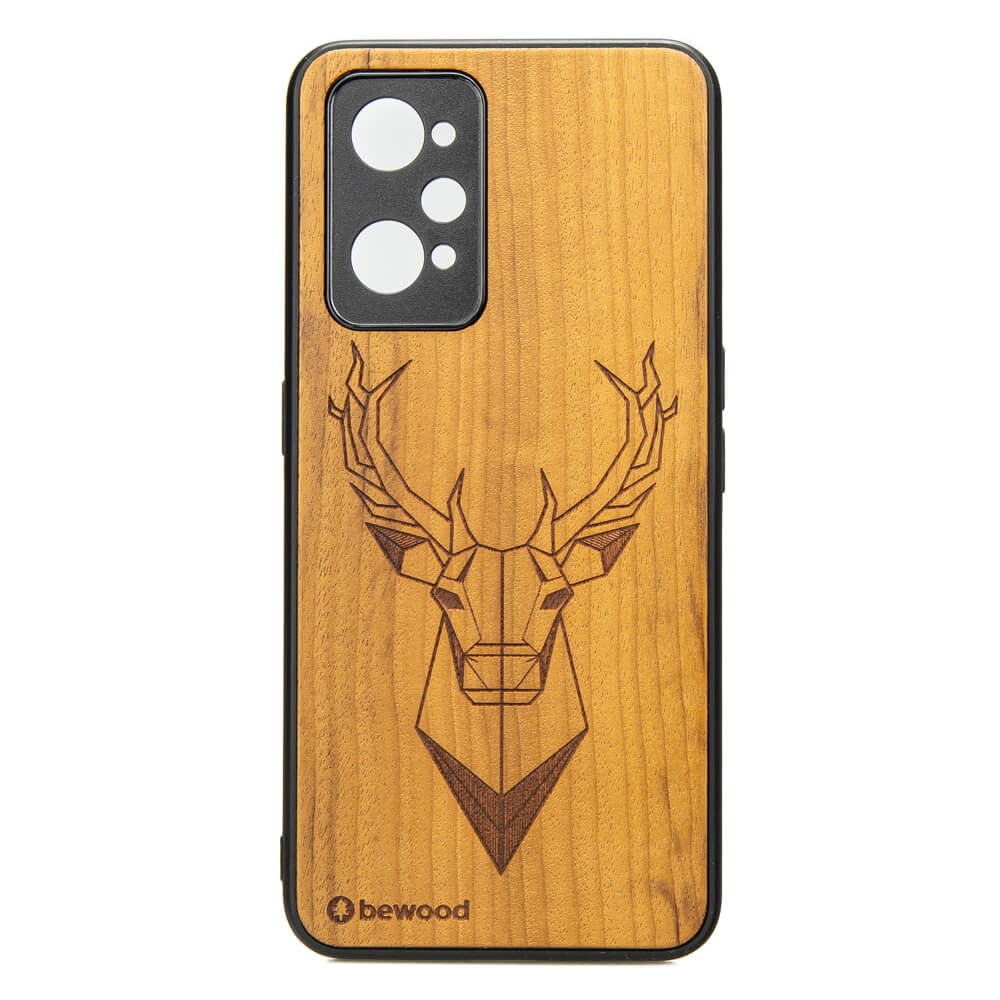 Drewniane Etui Realme GT 2 / GT Neo 2 / GT Neo 3T JELEŃ IMBUIA (1)