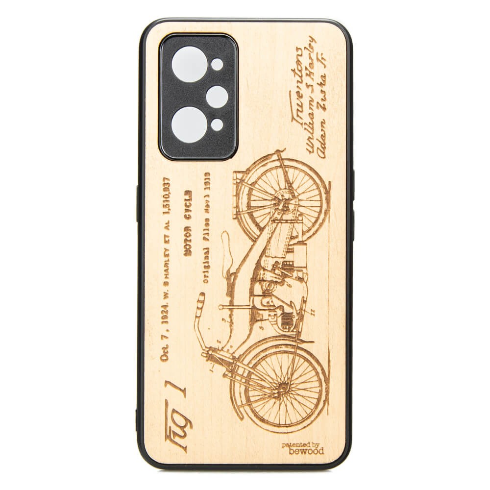 Drewniane Etui Realme GT 2 / GT Neo 2 / GT Neo 3T HARLEY PATENT ANIEGRE (1)