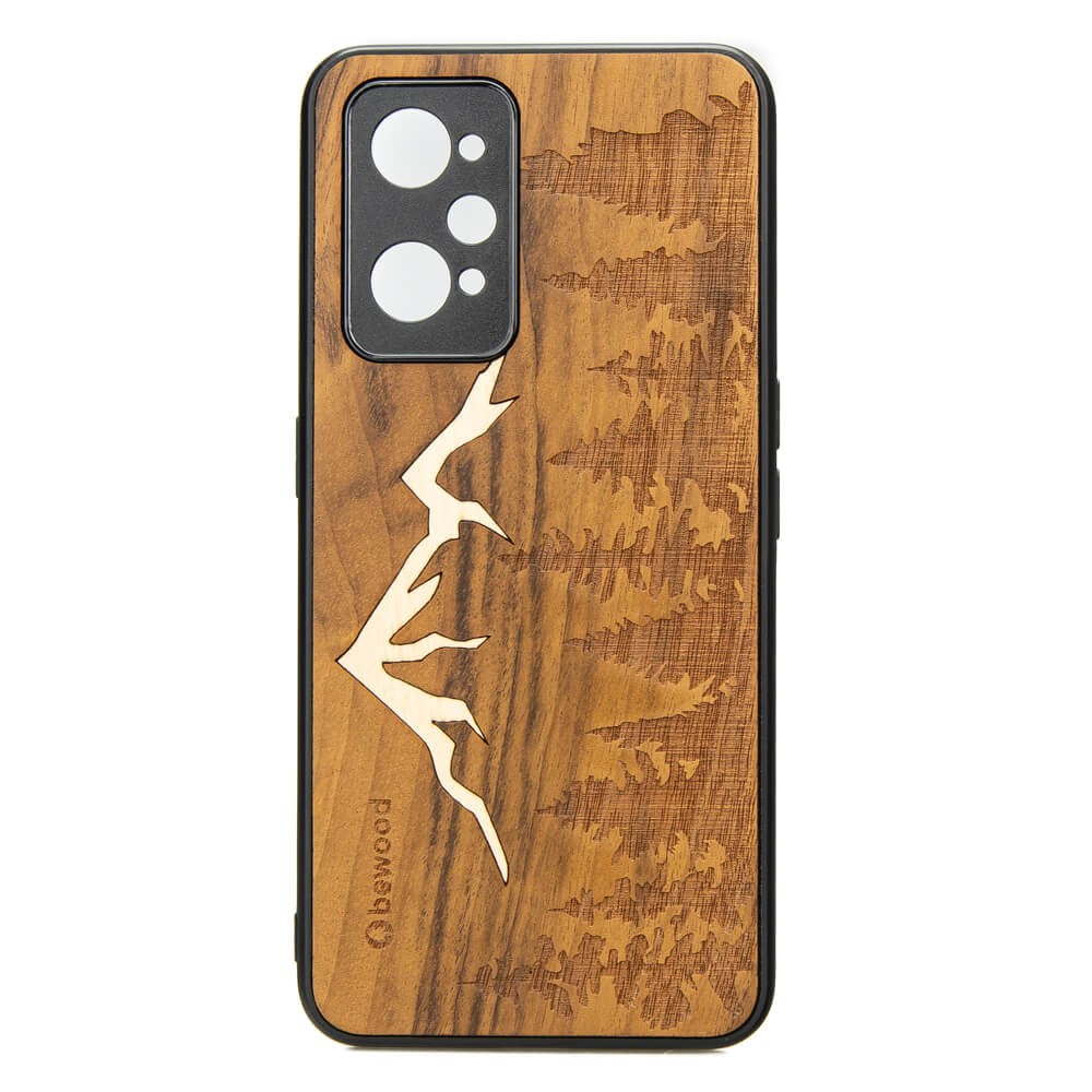 Drewniane Etui Realme GT 2 / GT Neo 2 / GT Neo 3T GÓRY IMBUIA (1)
