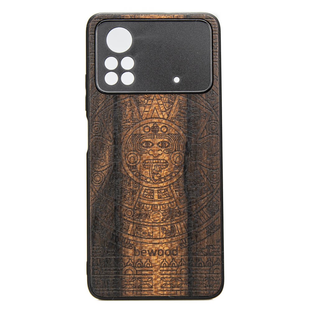 Drewniane Etui Xiaomi POCO X4 Pro 5G KALENDARZ AZTECKI ZIRICOTE (1)