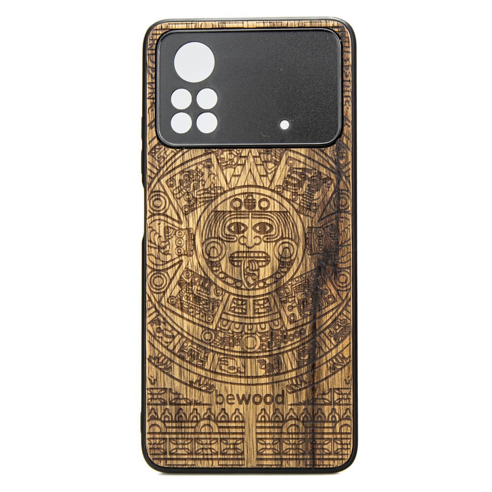 Drewniane Etui Xiaomi POCO X4 Pro 5G KALENDARZ AZTECKI LIMBA (1)