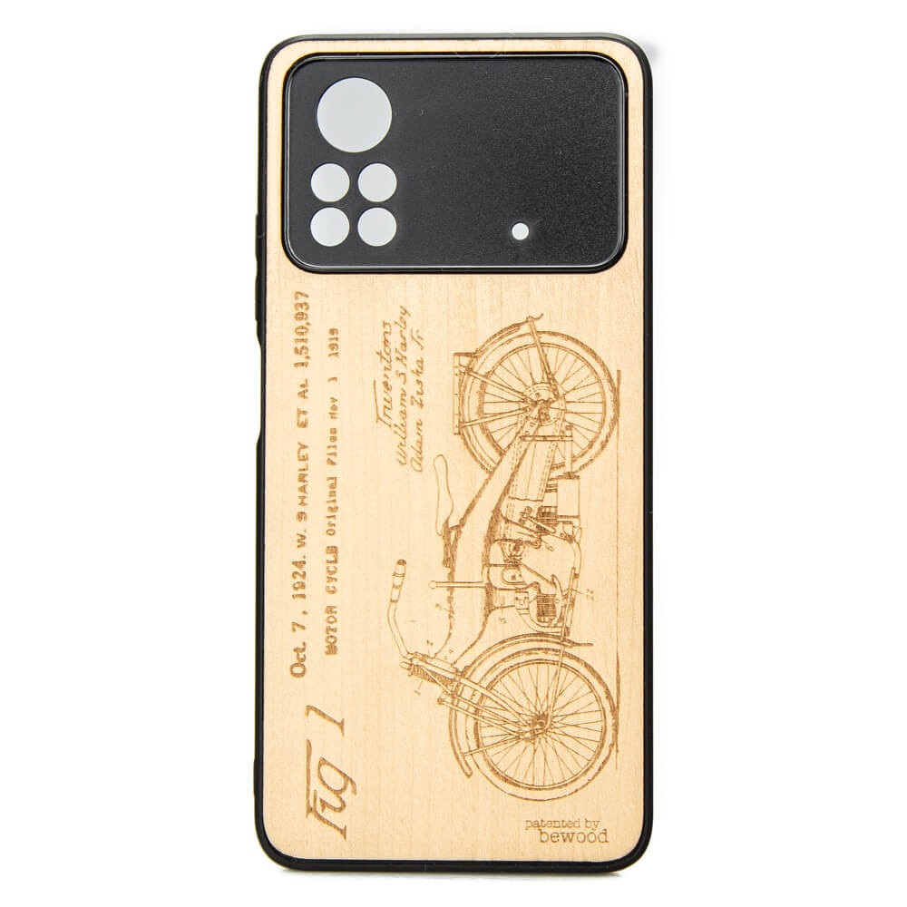 Drewniane Etui Xiaomi POCO X4 Pro 5G HARLEY PATENT ANIEGRE (1)