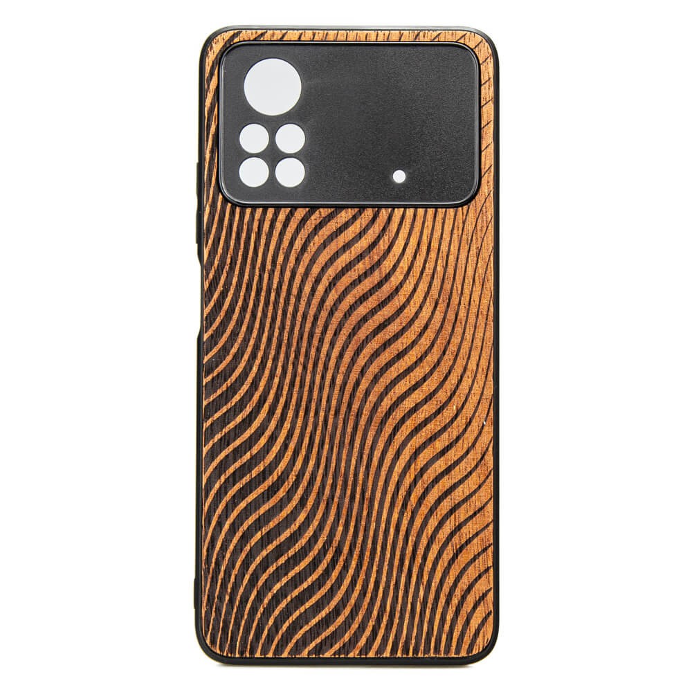 Drewniane Etui Xiaomi POCO X4 Pro 5G FALE MERBAU (1)