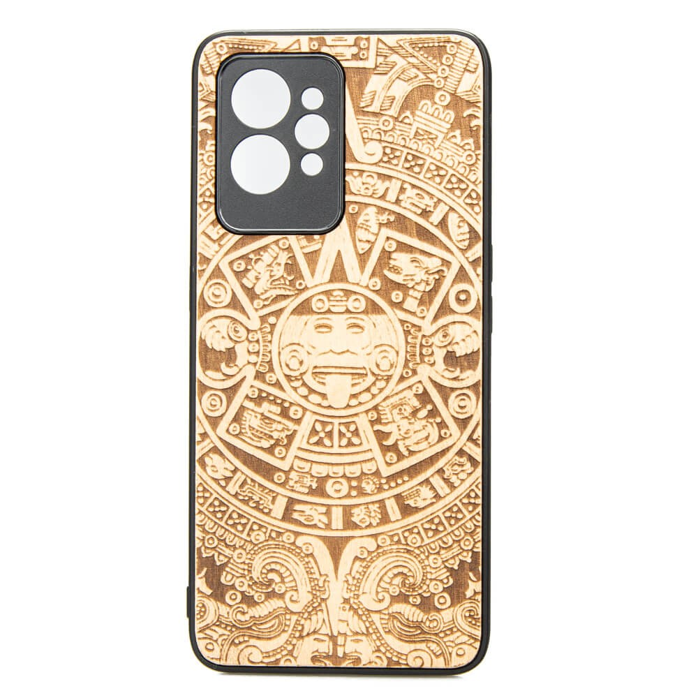 Drewniane Etui Realme GT 2 Pro KALENDARZ AZTECKI ANIEGRE (1)