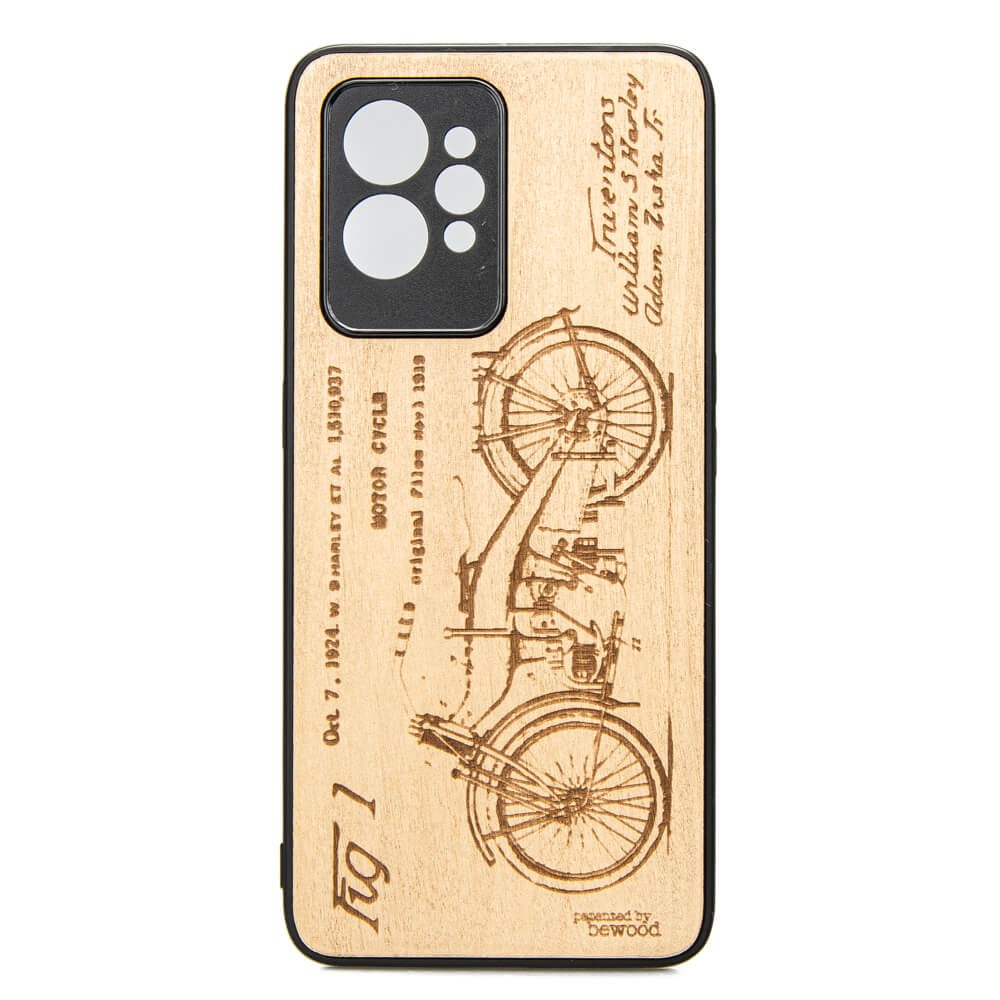 Drewniane Etui Realme GT 2 Pro HARLEY PATENT ANIEGRE (1)