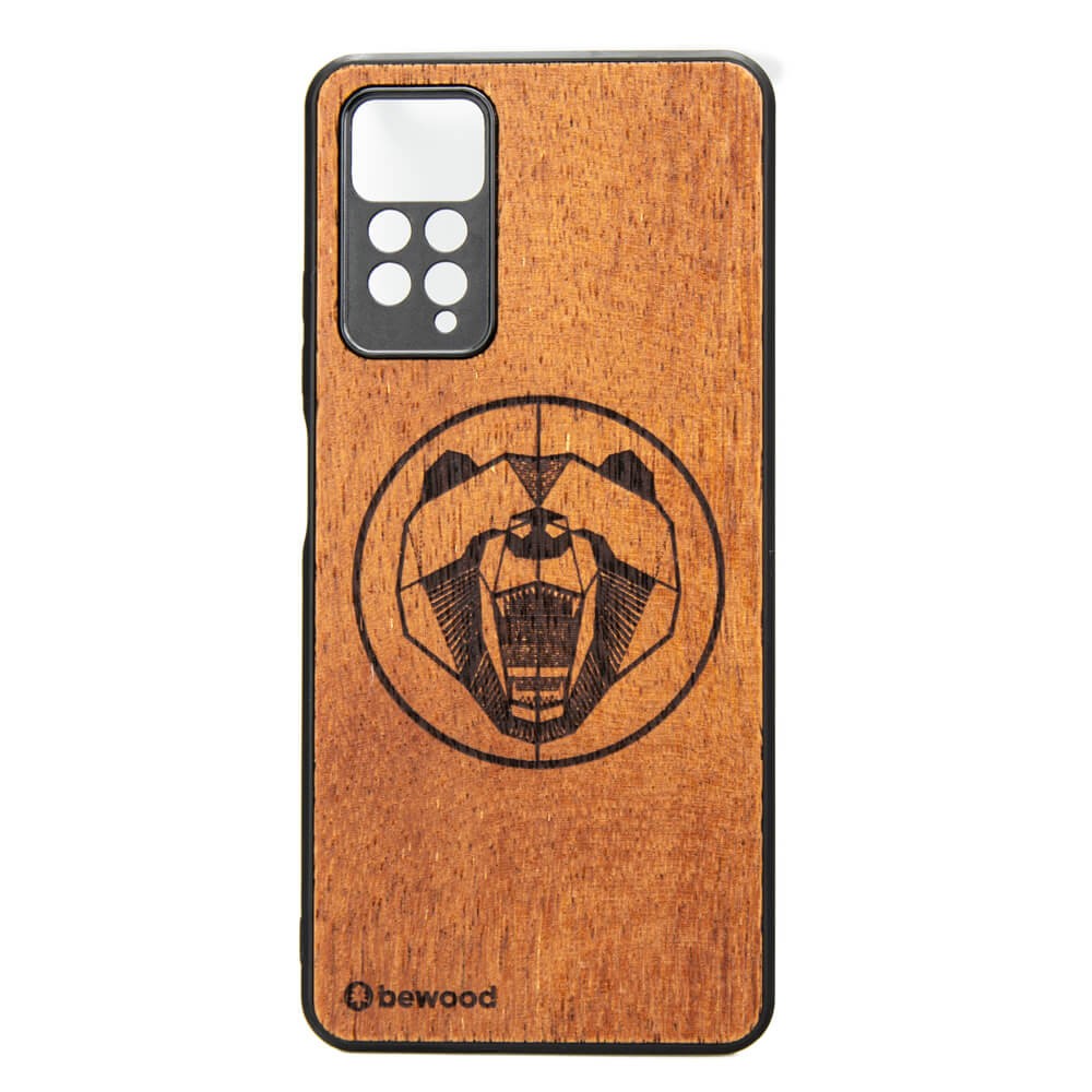 Drewniane Etui Xiaomi Redmi Note 11 Pro NIEDŹWIEDŹ MERBAU (1)