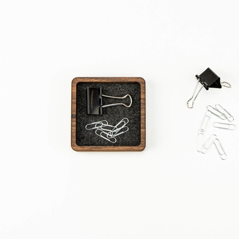 Wooden Organizer Small Single Box - Walnut - S (6)
