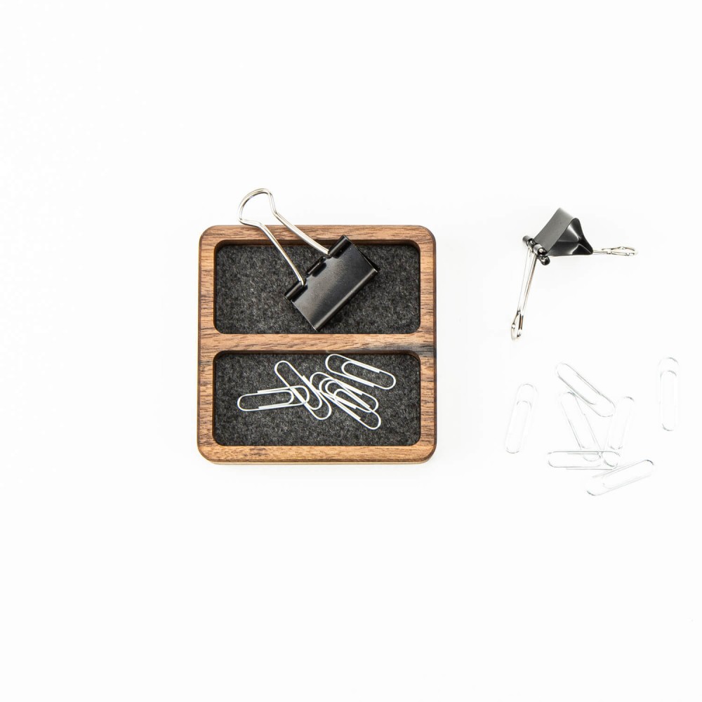 Organizer Drewniany Bewood - Small Double Box - Orzech (4)