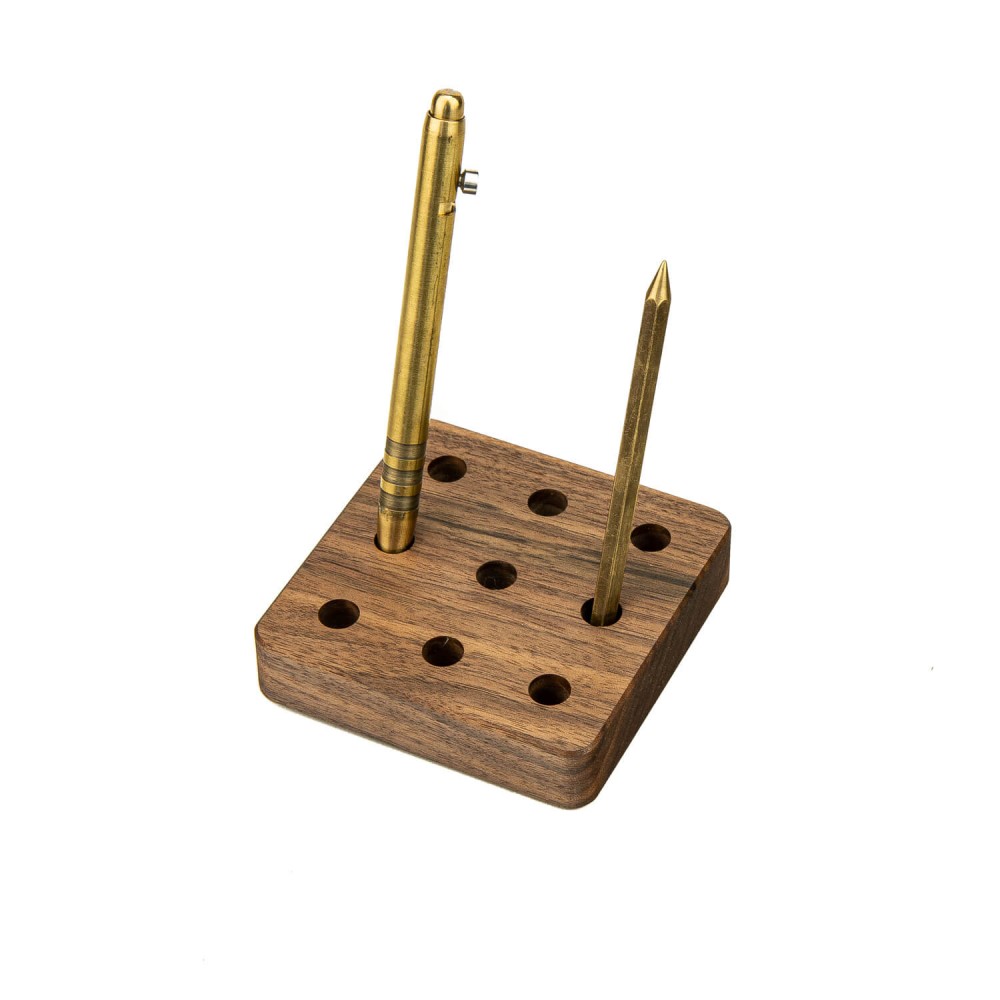Organizer Drewniany Bewood - Pen Stand - Orzech (5)