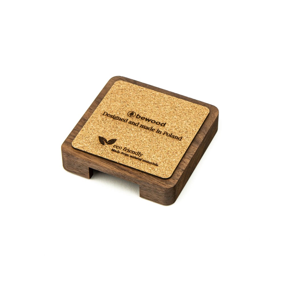 Organizer Drewniany Bewood - Paper Pad - Orzech (4)