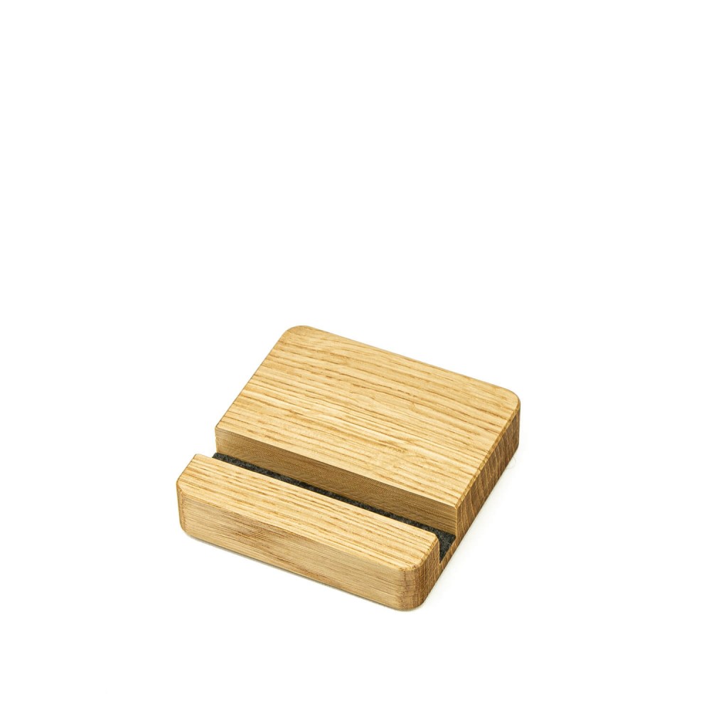 Wooden Phone Stand Organizer - Oak (3)