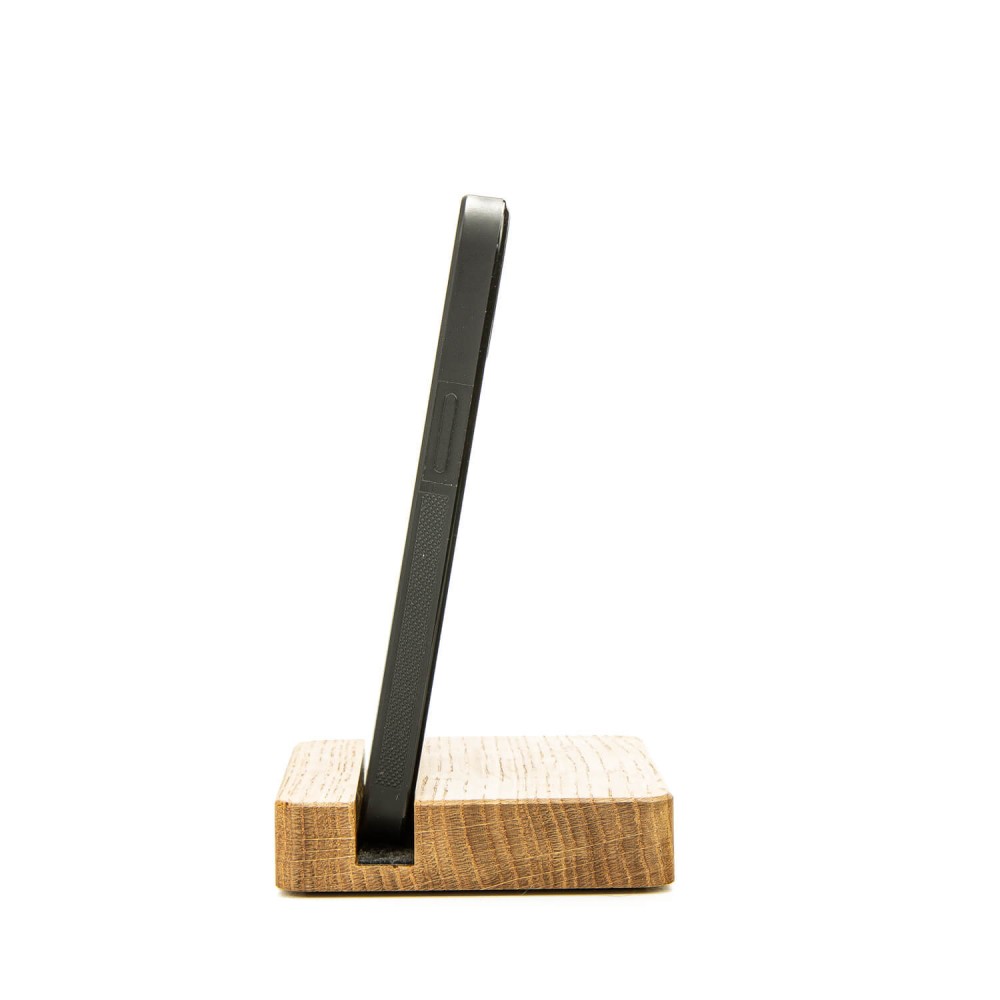 Wooden Phone Stand Organizer - Oak (5)