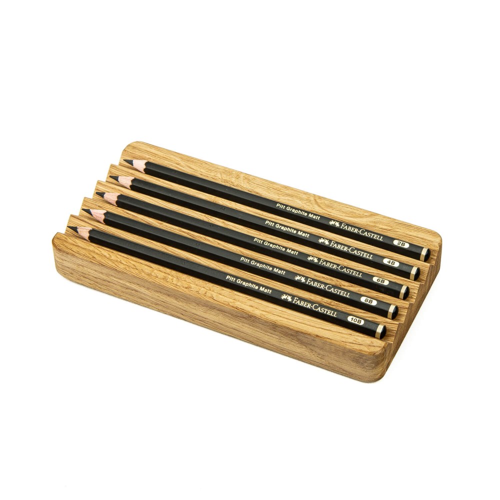 Organizer Drewniany Bewood - Pen Holder - Dąb (1)