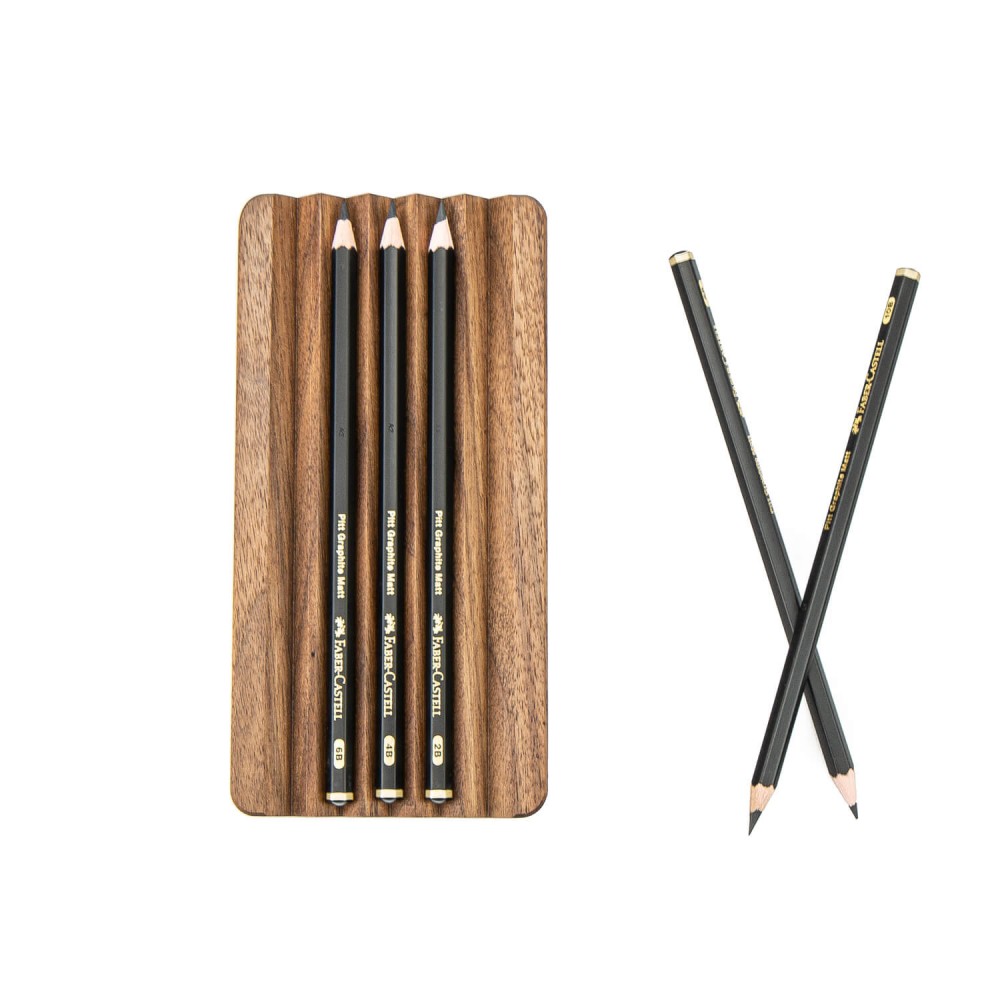 Organizer Drewniany Bewood - Pen Holder - Orzech (5)