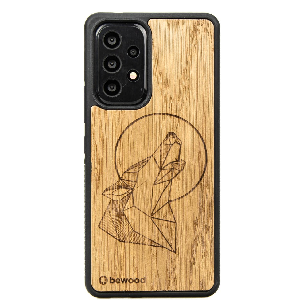 Drewniane Etui na Samsung Galaxy A53 5G WILK DĄB (1)