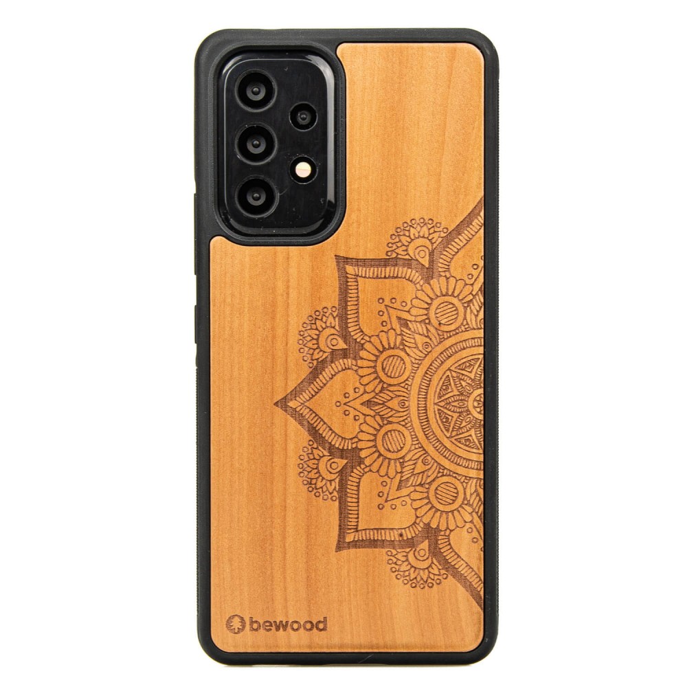 Drewniane Etui na Samsung Galaxy A53 5G MANDALA JABŁOŃ (1)