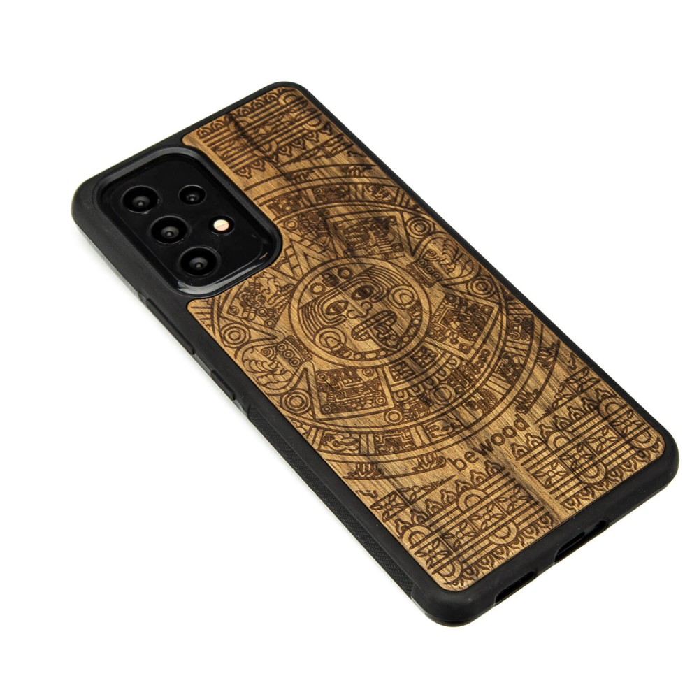 Drewniane Etui na Samsung Galaxy A53 5G KALENDARZ AZTECKI LIMBA (2)