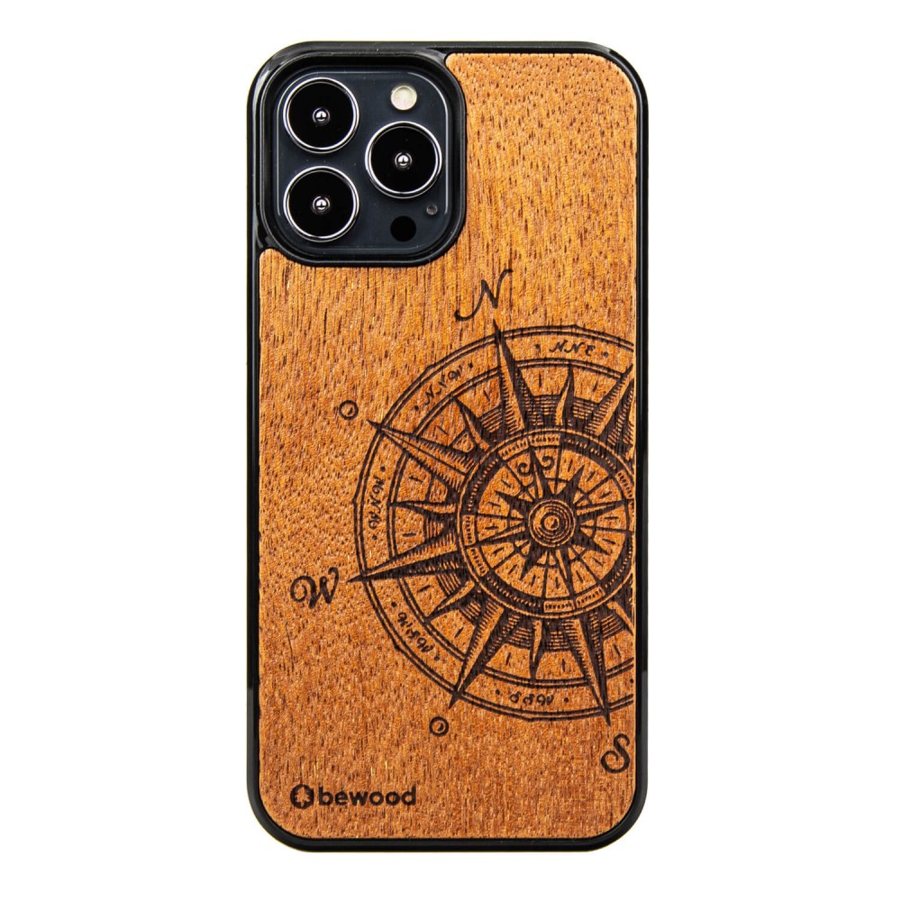 Drewniane Etui na iPhone 13 Pro Max TRAVELER MERBAU (1)