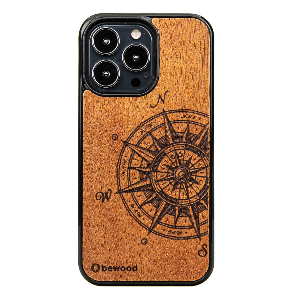 Drewniane Etui na iPhone 13 Pro TRAVELER MERBAU (1)