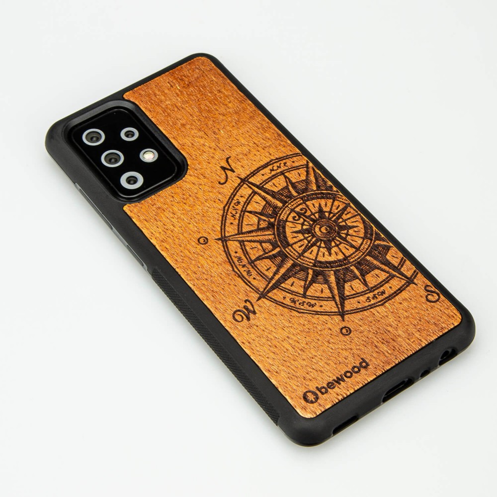 Drewniane Etui na Samsung Galaxy A52/A52S 5G TRAVELER MERBAU (2)