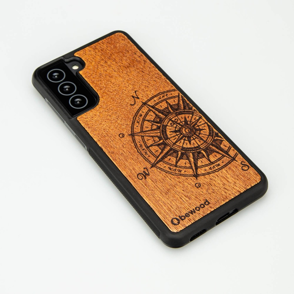 Drewniane Etui na Samsung Galaxy S21 TRAVELER MERBAU (2)
